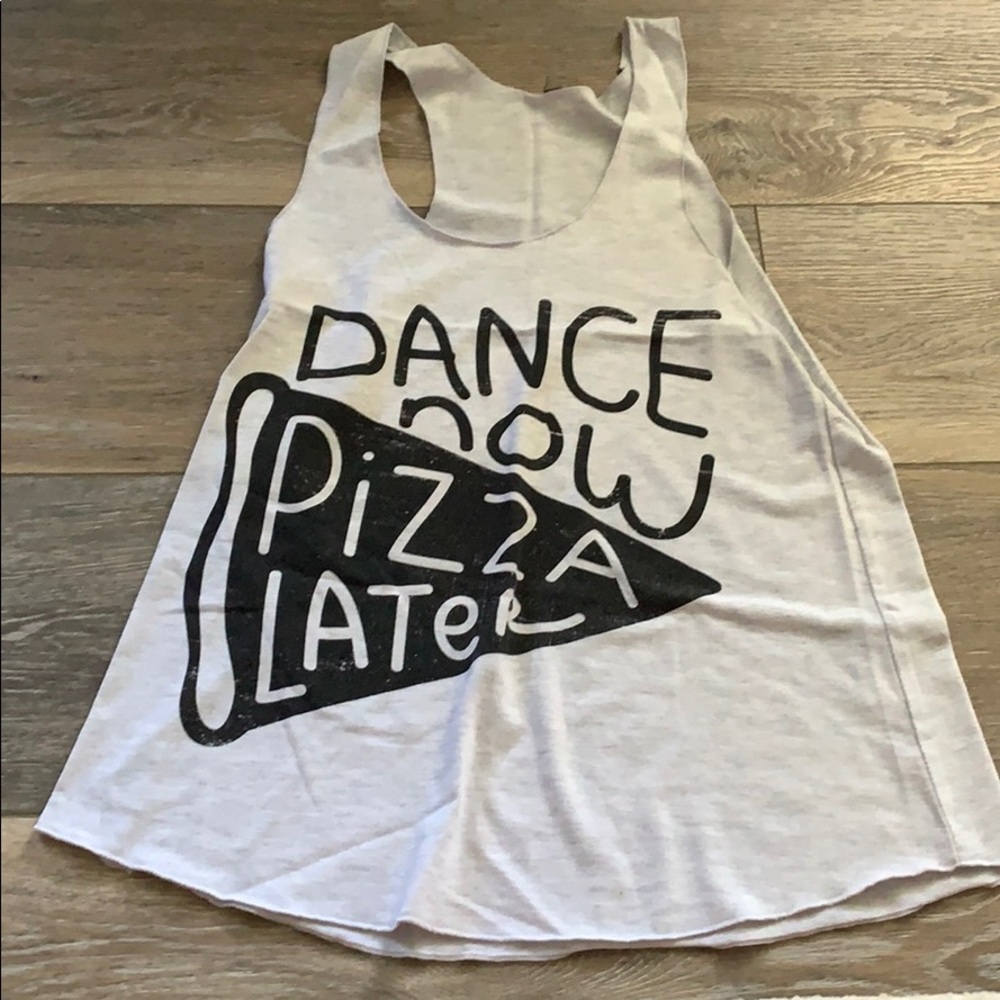 Gray Graphic Tank Capezio Dance